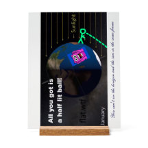 Meia bola iluminada!