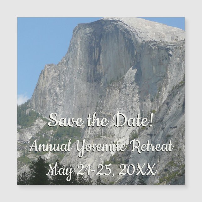 Meia Cúpula de lado no Parque Nacional de Yosemite (Frente)