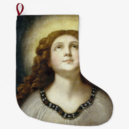 Meia De Natal Grande A Alma Abençoada (Jovem Religiosa Angelic)