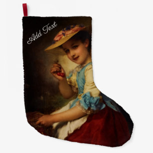 Meia De Natal Grande A Cherry Girl de Adolphe Piot