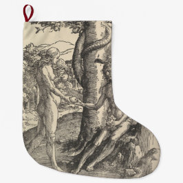 Meia De Natal Grande Adão e Eva: A Queda do Homem (Lucas van Leyden)