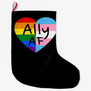 Meia De Natal Grande Ally AF III - Orgulho da Fila Trans Gay de Sinaliz