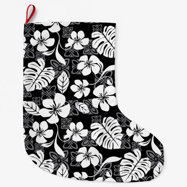 MEIA DE NATAL GRANDE ALOHA FRIDAY (PRETO) (Frente)