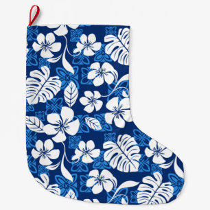 MEIA DE NATAL GRANDE ALOHA SEXTA-FEIRA (AZUL)