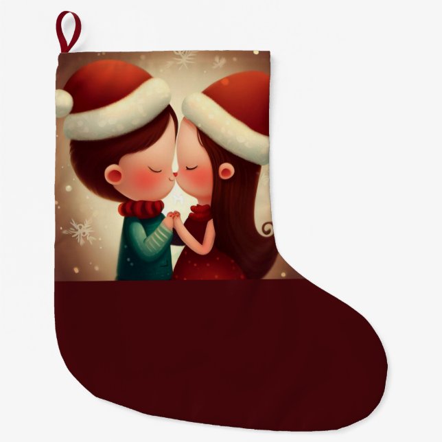 Meia De Natal Grande Amor de Natal 2 (Frente)
