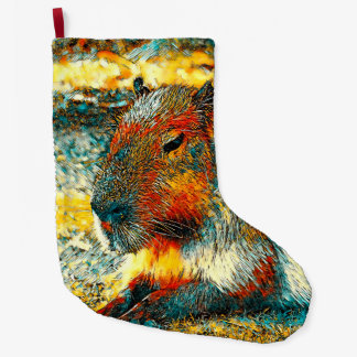 Meia De Natal Grande AnimalArt_Capybara_006