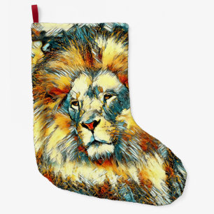 Meia De Natal Grande AnimalArt_Lion_07