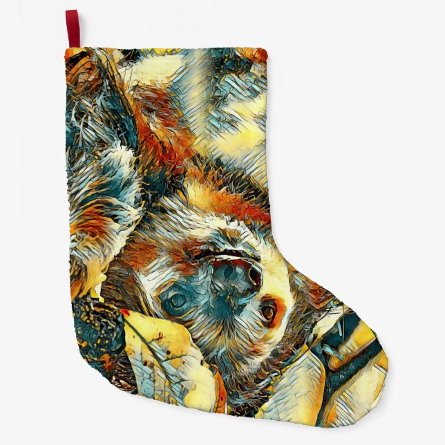 Meia De Natal Grande AnimalArt_Sloth_001 (Frente)