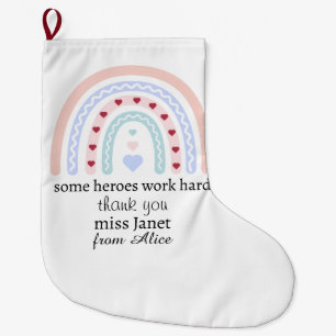 Meia De Natal Grande Apreciação ao Professor - Melhor Presente de Profe
