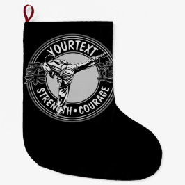 Meia De Natal Grande Artes Marciais Personalizadas JUDO Japão Combate E