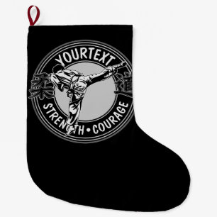 Meia De Natal Grande Artes Marciais Personalizadas JUDO Japão Combate E