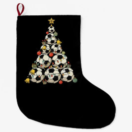 Meia De Natal Grande Árvore de Natal de Futebol
