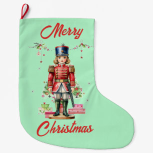 Meia De Natal Grande Árvore de Natal do Toy Soldier