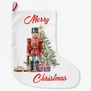 Meia De Natal Grande Árvore de Natal do Toy Soldier
