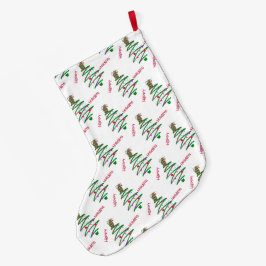 Meia De Natal Grande Árvore de Natal Feliz de Férias