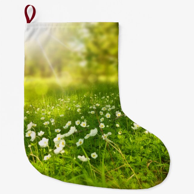 Meia De Natal Grande As alegrias da Primavera (Frente)