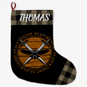 Meia De Natal Grande As Espadas Cruzadas Personalizadas Correm Muito Pr