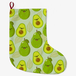 Meia De Natal Grande Avocado