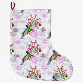 Meia De Natal Grande Axlotl Festivo
