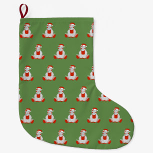 Meia De Natal Grande Ballerina Rhino - Especial de Natal