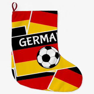 Meia De Natal Grande Bandeira alemã Futebol