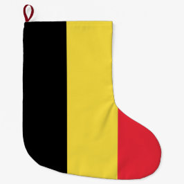 Meia De Natal Grande Bandeira belga