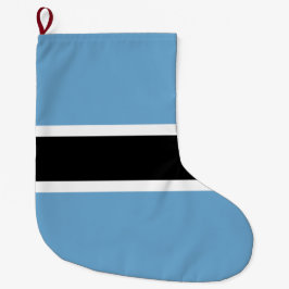 Meia De Natal Grande Bandeira Botsuanesa (Botsuana)