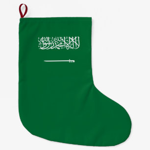 Meia De Natal Grande Bandeira da Arábia Saudita