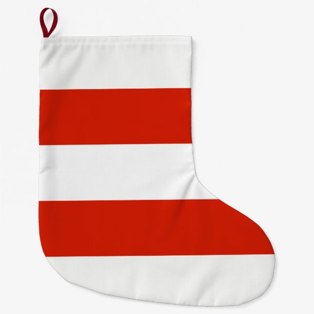 Meia De Natal Grande Bandeira da Áustria (Frente)