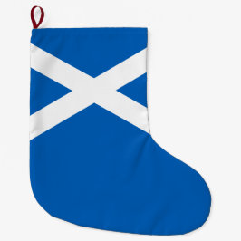 Meia De Natal Grande Bandeira da Escócia (Saltire) (Bandeira da Escocia