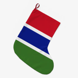 Meia De Natal Grande Bandeira da Gâmbia