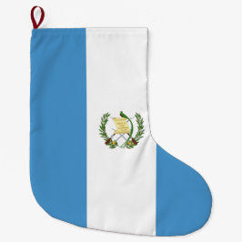 Meia De Natal Grande Bandeira da Guatemala