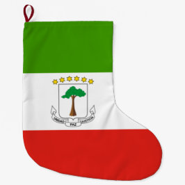 Meia De Natal Grande Bandeira da Guiné Equatorial (África)