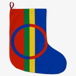 Meia De Natal Grande Bandeira da Lapónia (Natal) (Sami) (Laplander)