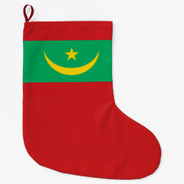 Meia De Natal Grande Bandeira da Mauritânia