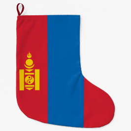 Meia De Natal Grande Bandeira da Mongólia