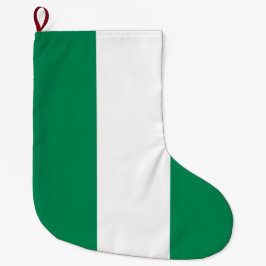 Meia De Natal Grande Bandeira da Nigéria
