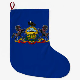 Meia De Natal Grande Bandeira da Pensilvânia