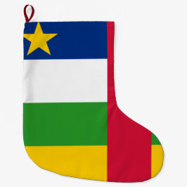 Meia De Natal Grande Bandeira da República Centro-Africana (RCA)