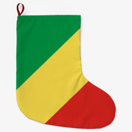 Meia De Natal Grande Bandeira da República do Congo