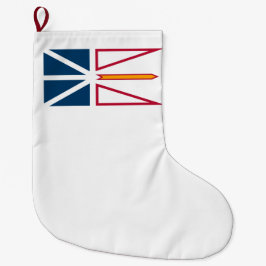 Meia De Natal Grande Bandeira da Terra Nova e Labrador (Canadá)
