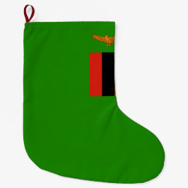 Meia De Natal Grande Bandeira da Zâmbia
