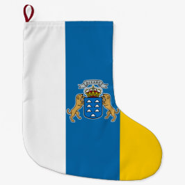 Meia De Natal Grande Bandeira das Canárias (Canárias) (Canárias, Espanh