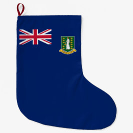 Meia De Natal Grande Bandeira das Ilhas Virgens Britânicas (BVI)
