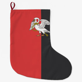 Meia De Natal Grande Bandeira de Buckinghamshire (distrito do Reino Uni