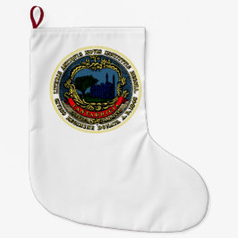 Meia De Natal Grande Bandeira de Cambridge (Massachusetts)