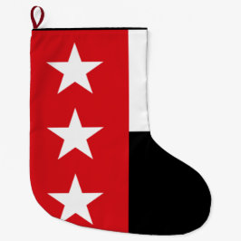 Meia De Natal Grande Bandeira de Laredo (Texas)