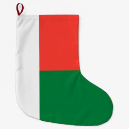 Meia De Natal Grande Bandeira de Madagáscar