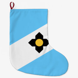 Meia De Natal Grande Bandeira de Madison (Wisconsin)