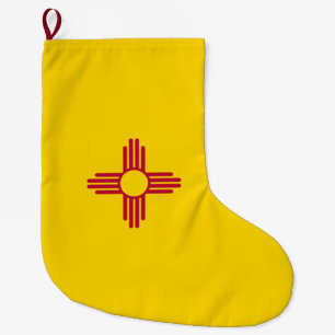 Meia De Natal Grande Bandeira de New mexico